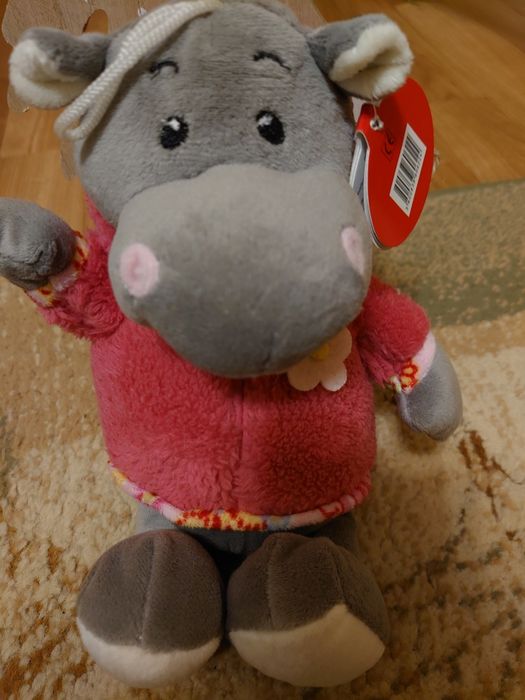Плюшено хипопотамче - ново с етикет
