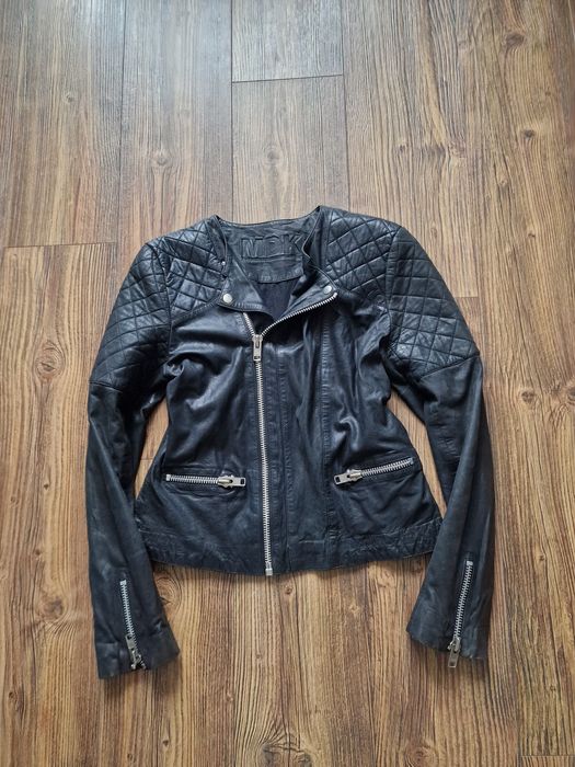 Страхотно дамско кожено  яке MDK  размер 38 , естествена кожа