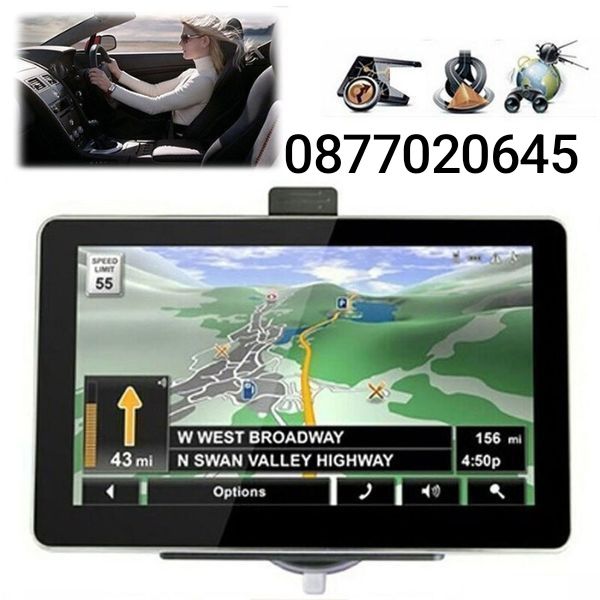 Чисто нова Gps Igo 7” инчова навигация подходяща за автомобил, автобус