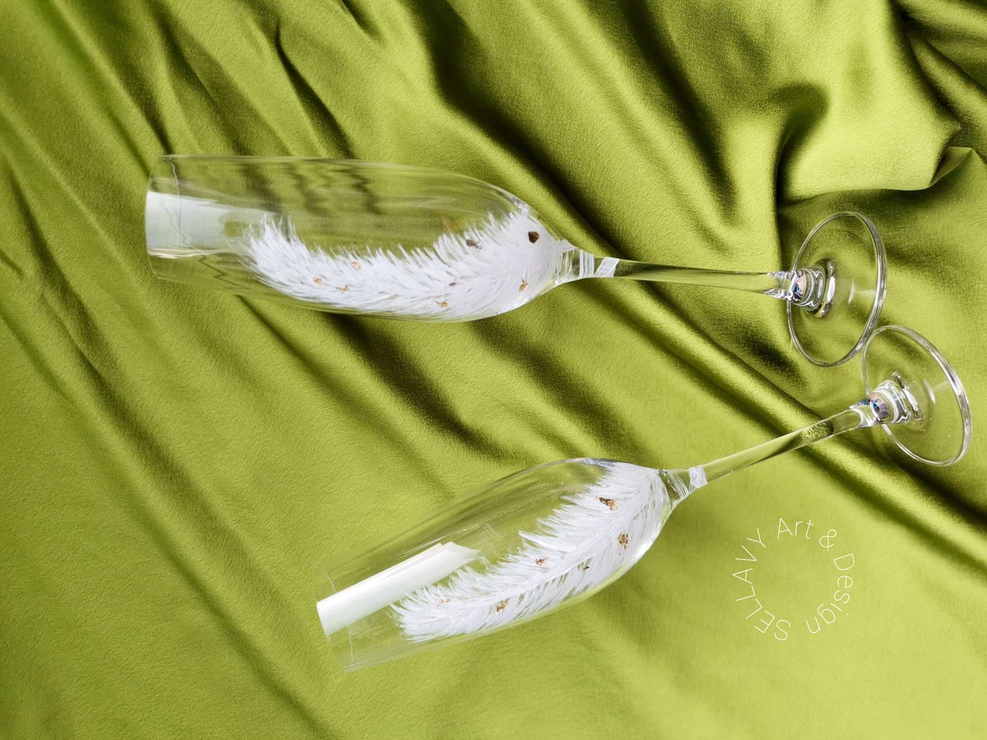 Дизайнерски сватбени чаши
