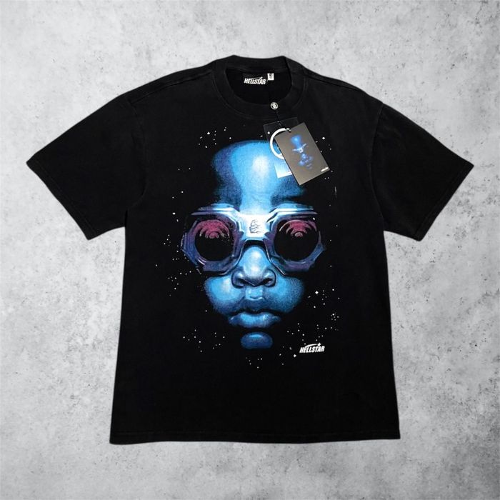 Cami seta Hellstar Goggles Negro Tee