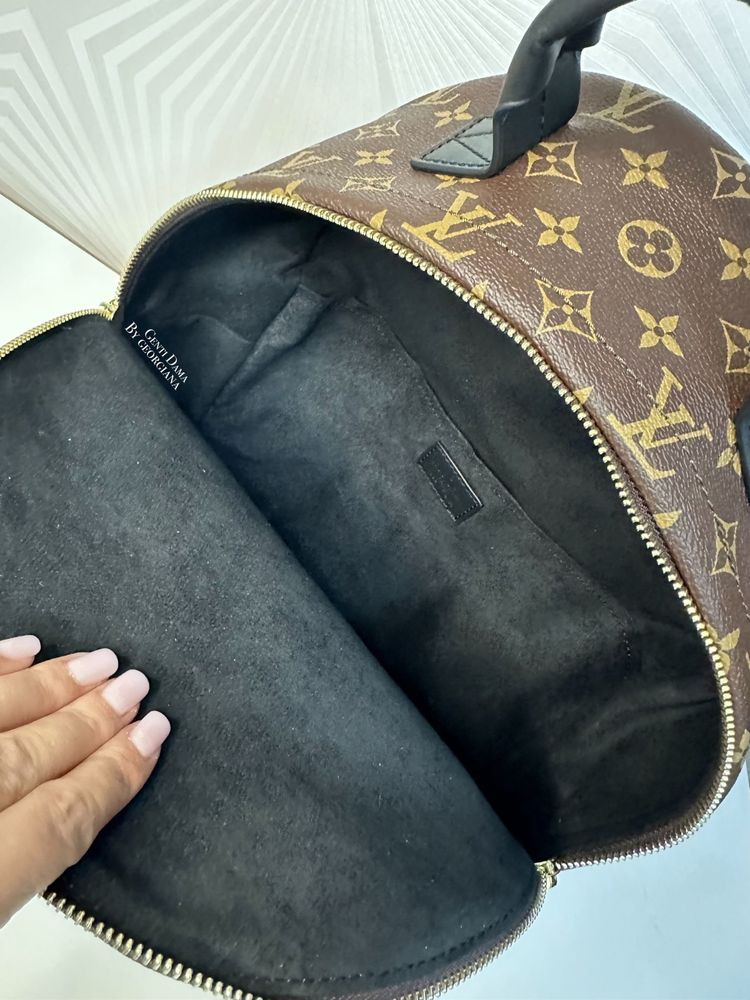 Ghiozdan/Rucsac Louis Vuitton Palm Springs MM Piele Naturala