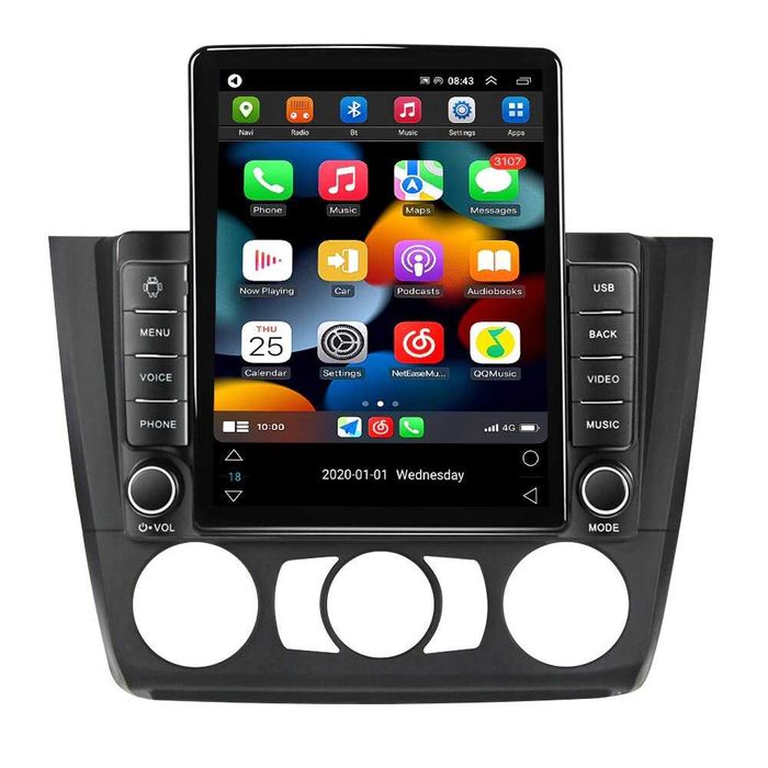 Navigatie BMW Seria 1 E87 E88 din 2004 - 2012 Ecran TESLA 9.7 inch 4GB
