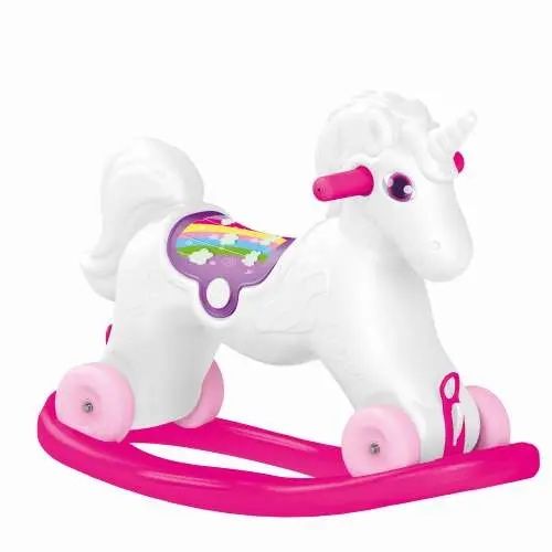 Unicorn balansoar cu roti, 2 in 1 pt. copii 2-4 ani Ride On