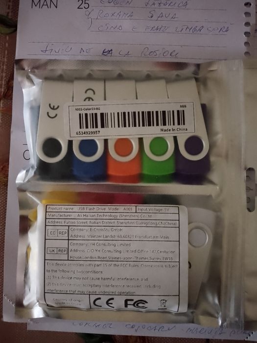 Stikuri cu muzica de la 8 gb,16gb,32gb