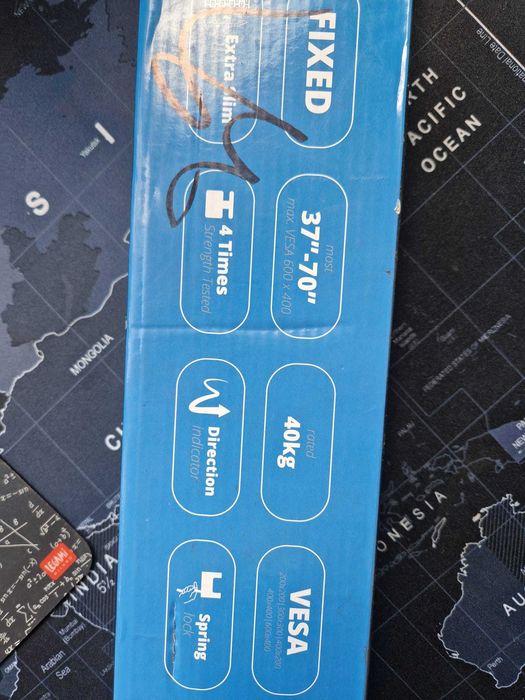 Suport TV smart ultra slim se lipeste de perete 2 bucati