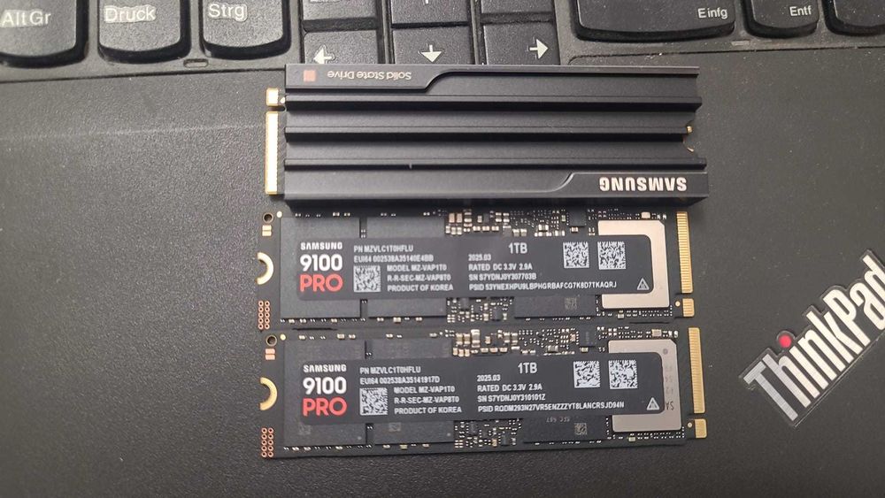SSD Samsung 9100 PRO HeatSink de 1 TB PCI Express 5.0 -nou