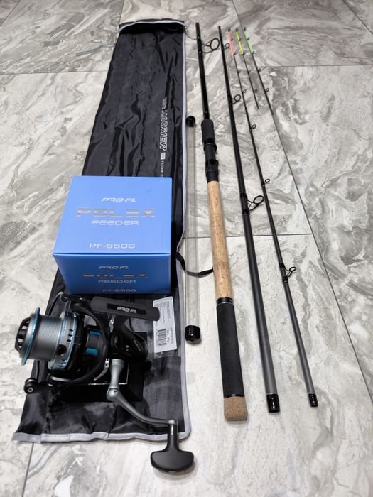 Lanseta Feeder Robinhan HARRIER 3.30m 180gr + Mulineta PRO FL PF6500