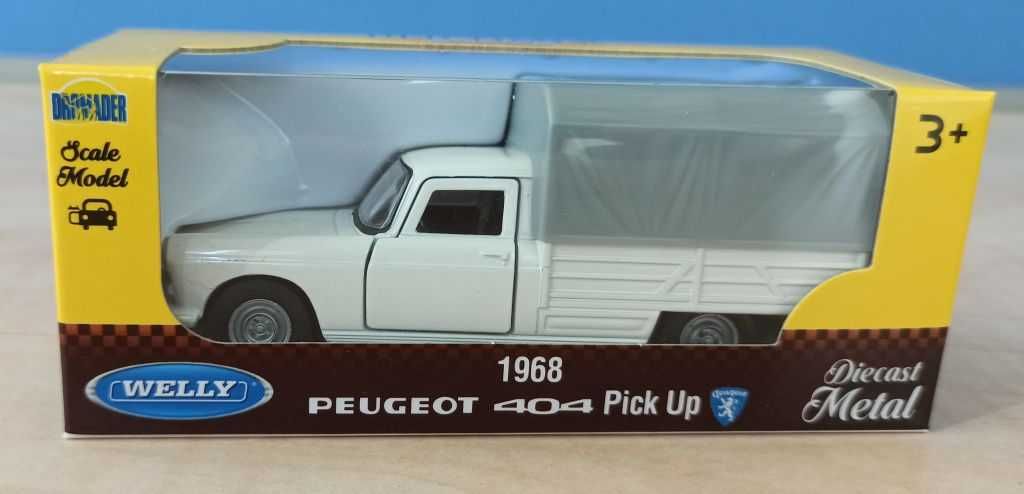 Macheta Peugeot 404 PickUp 1968 - Welly 1/36