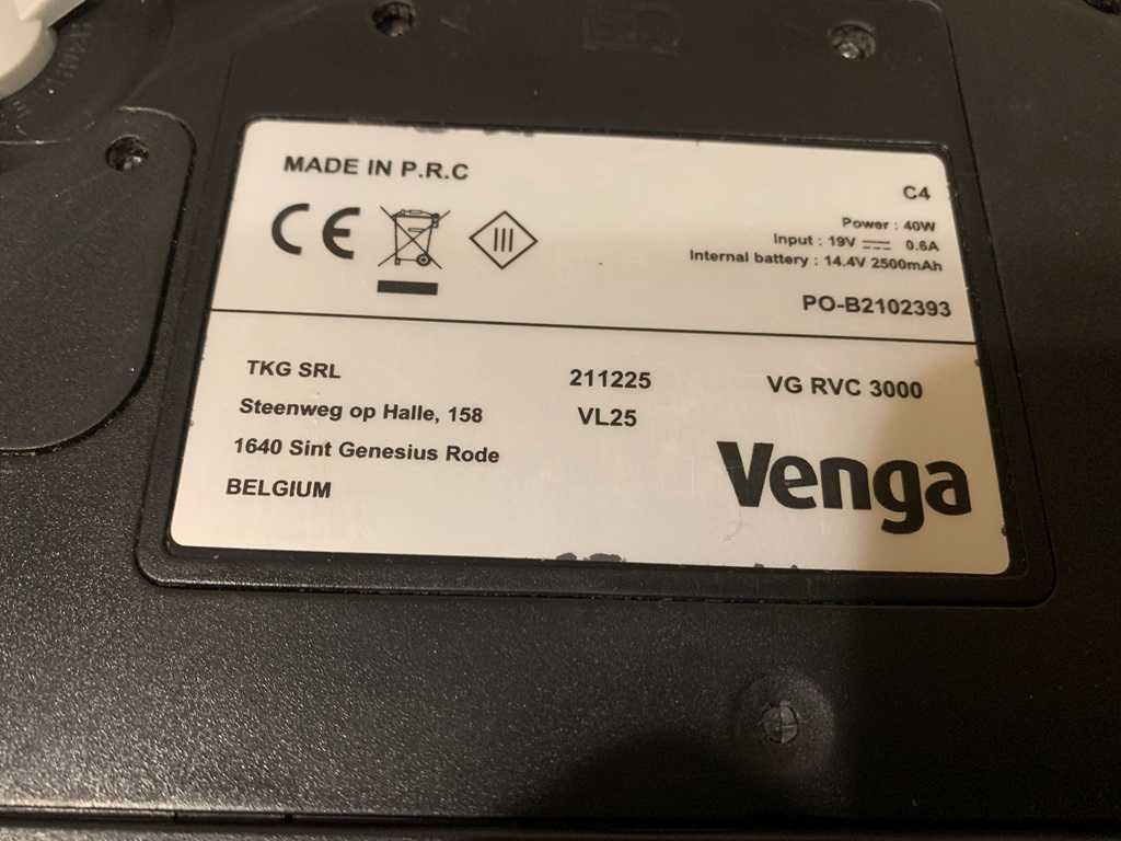 Прахосмукачка робот Venga VG RVC 3000 за ремонт или части