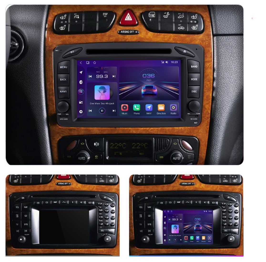 Navigatie Dedicata Mercedes C/A/E/G-Class,SLK,CLK,Viano,Vito,Vaneo