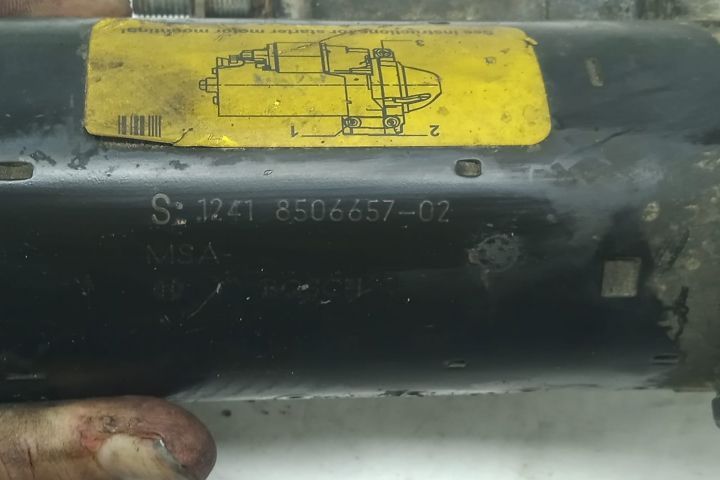 Electromotor 1241-8506657-02 2.0 d N47D20C BMW Seria 3 E90  [din 2004 pana  2010]