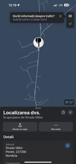 Teren intravilan, 3150 m, comuna Perieti, jud. Olt