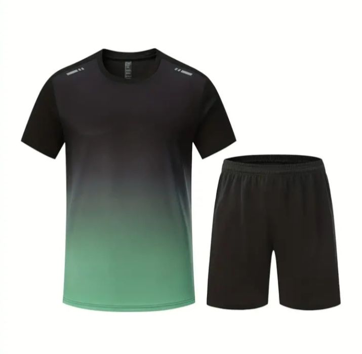 Мужской летний комплект одежды для бега.