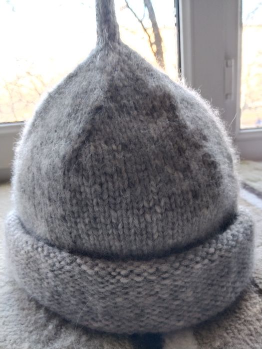 Шапка с "пипкой" р.55см