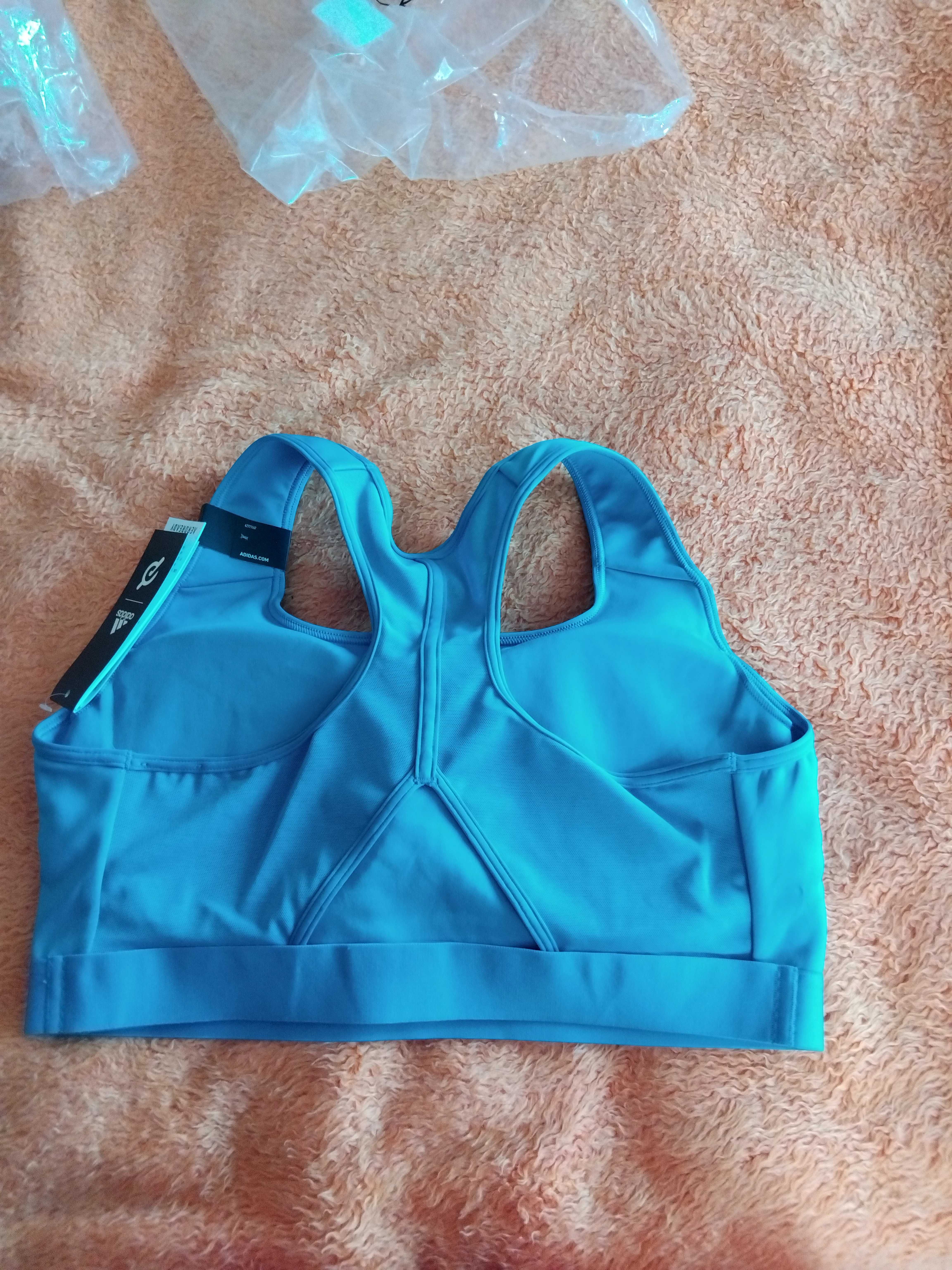 Бюстие Adidas,ново,син цват,размер S/M