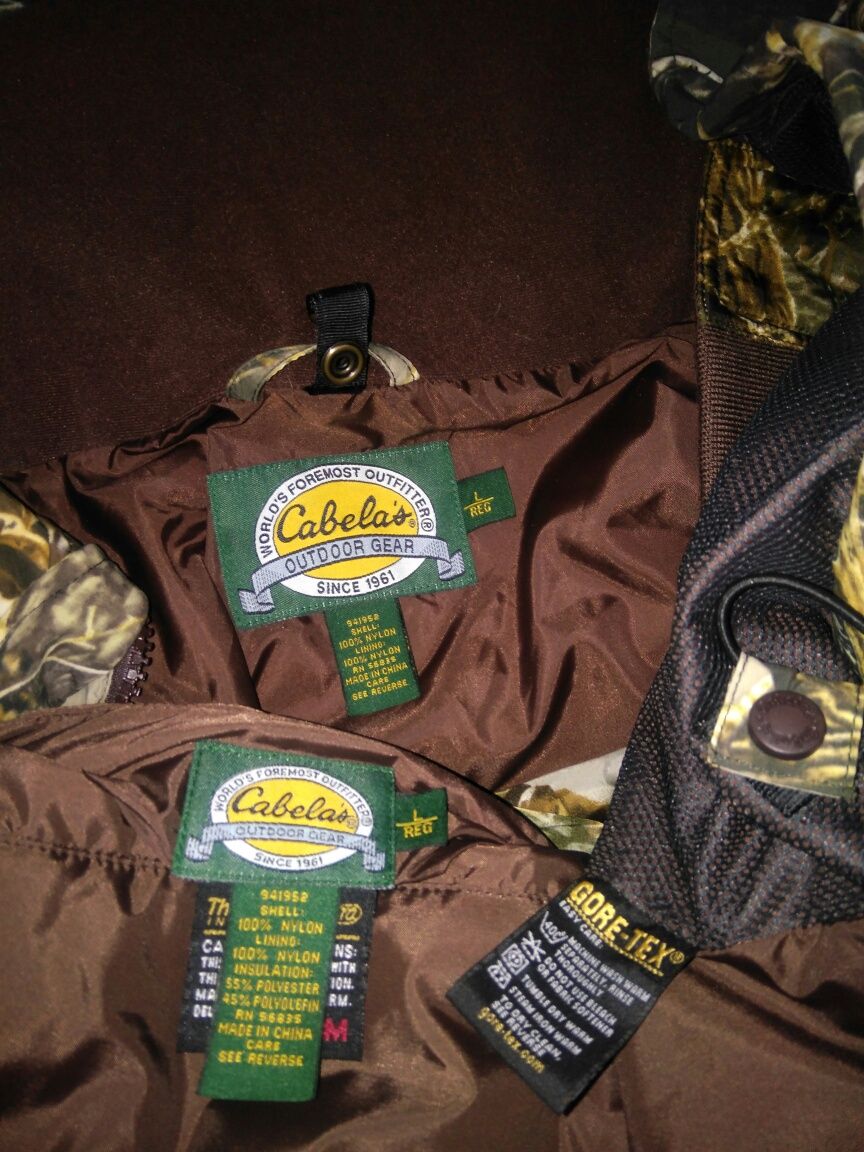 Geaca impermeabila 2 in 1 Cabelas USA Gore-Tex mărimea L