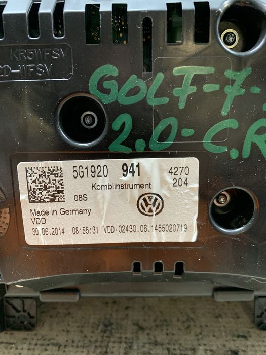 ceasuri bord uk  volkswagen golf 7 break 2.0 motorina 2015