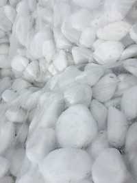 Снежно бял декоративен камък 6-10 см  Биг бег - 1500 кг