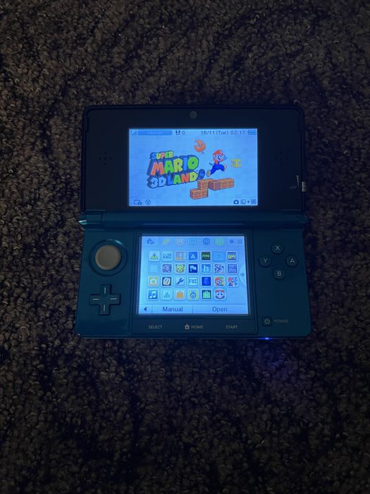 Nintendo 3ds aqua blue