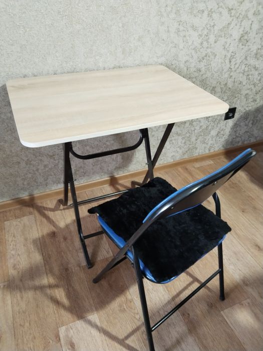 Стол и стул раскладные.