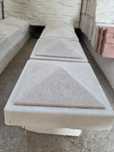 Vand capace de stalpi de gard  17 cm x 17x6,5 cm
