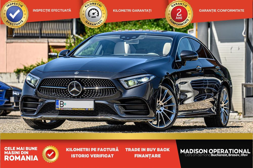 Mercedes-Benz CLS 28,884e+TVA ///AMG 400d 4matic Burmester Cam360 Trapa Apple ACC