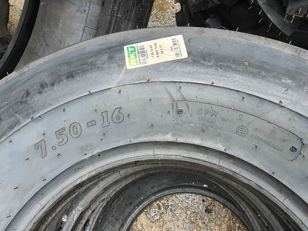 cauciucuri noi marca BKT 7.50-16 TF9090 pentru directie agricole FAGM