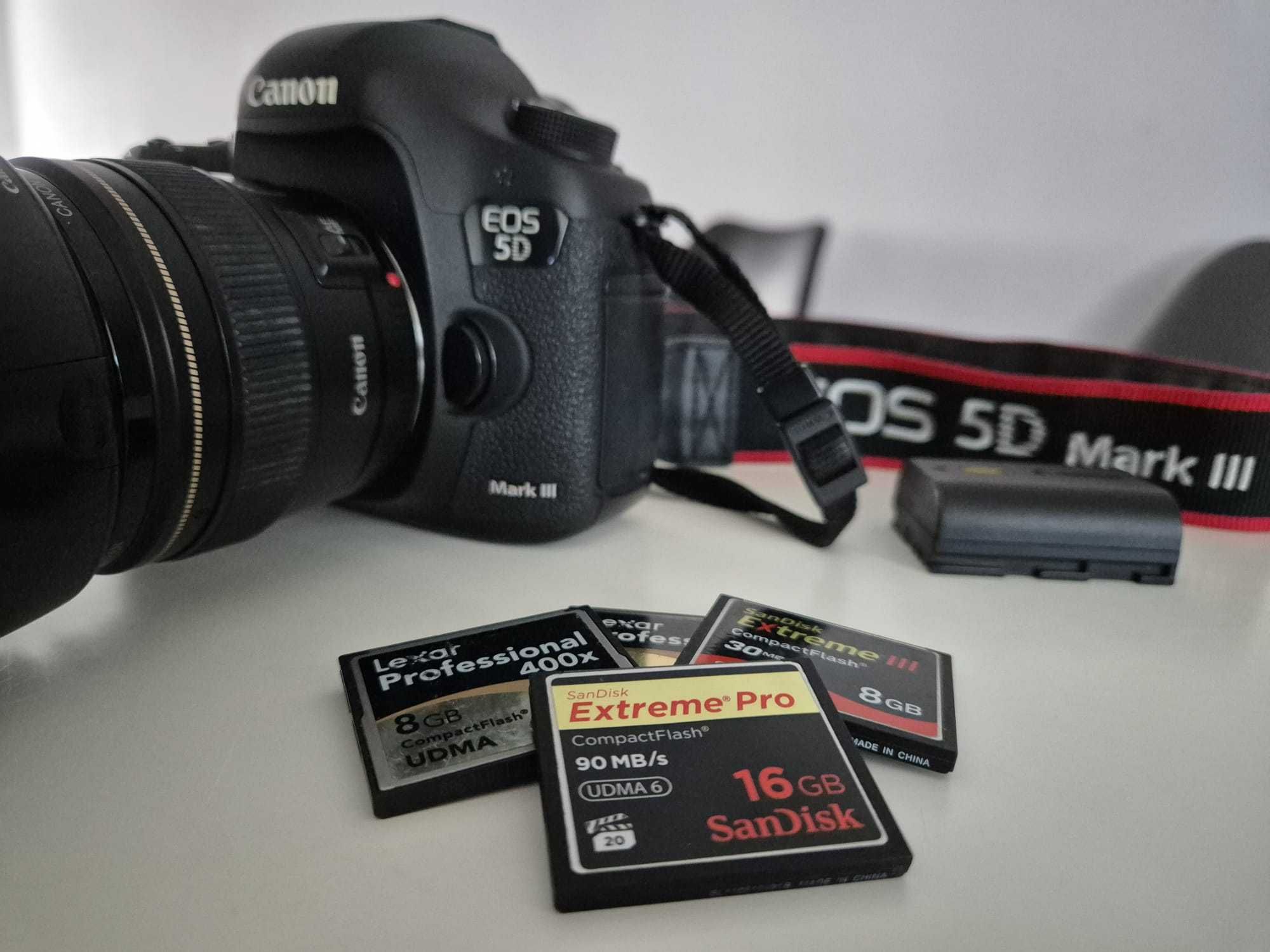 Canon EOS 5D Mark III Full Frame DSLR + Canon 85mm EF f/1.8 USM