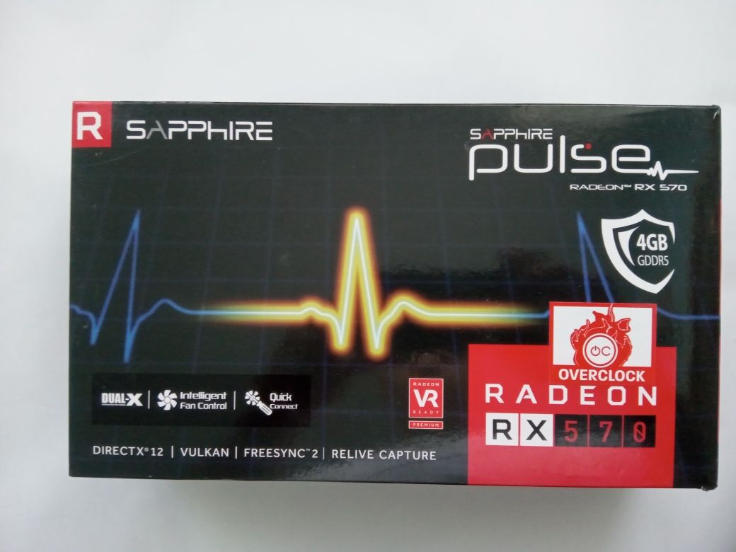 Sapphire PULSE RADEON RX 570 4GB GDDR5 256 BIT