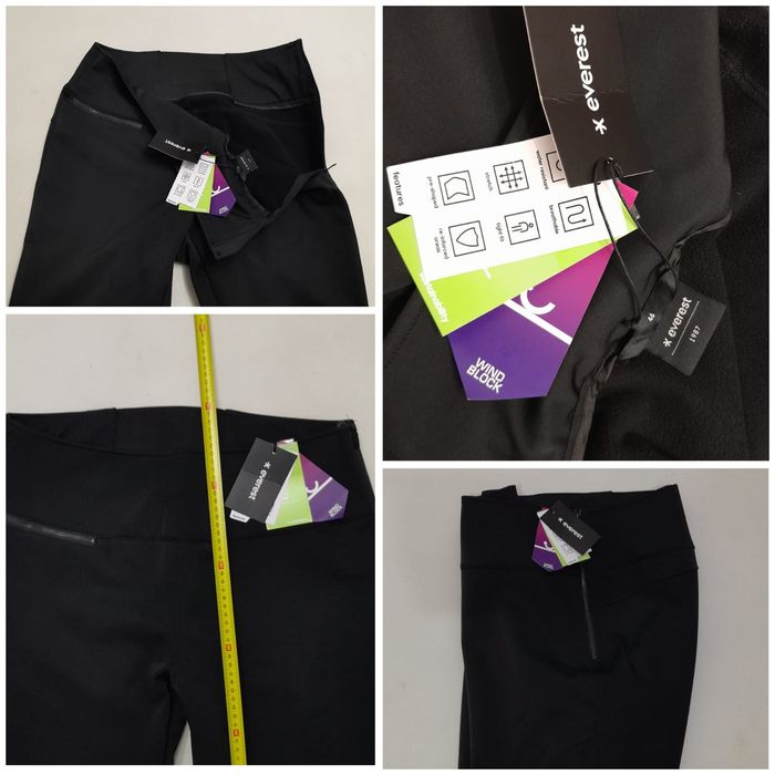 Pantaloni schi EVEREST noi High Rise Softshell măsura 46 sau L/XL lady