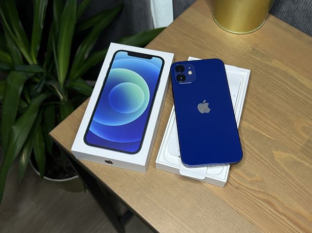 Iphone 12 64gb Blue Impecabil Fullbox Factura Garantie 2023