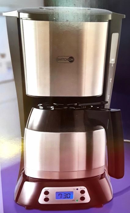 CAFETIERA INOX Switchon Germania cu afișaj LCD NOUĂ - 150 Lei