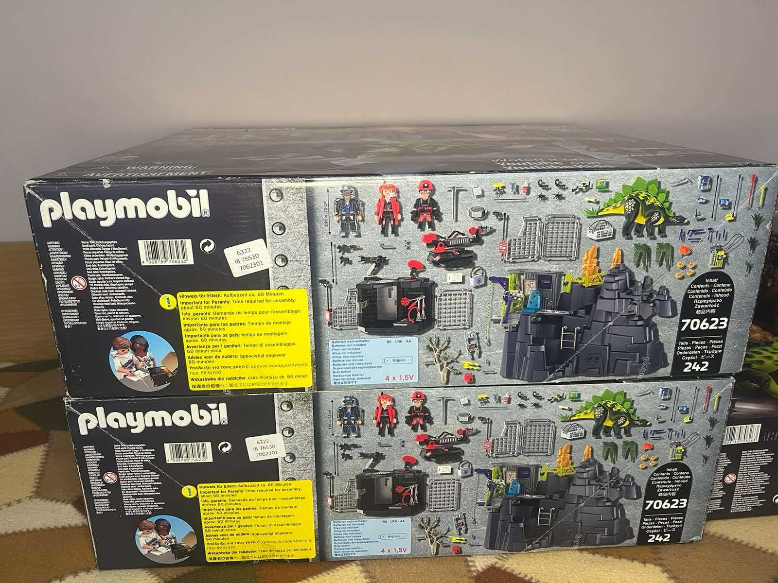 Playmobil Dino Rise - Скалата на Дино + Сайчания: Нашествие на робот