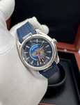omega seamaster worldtimer blue