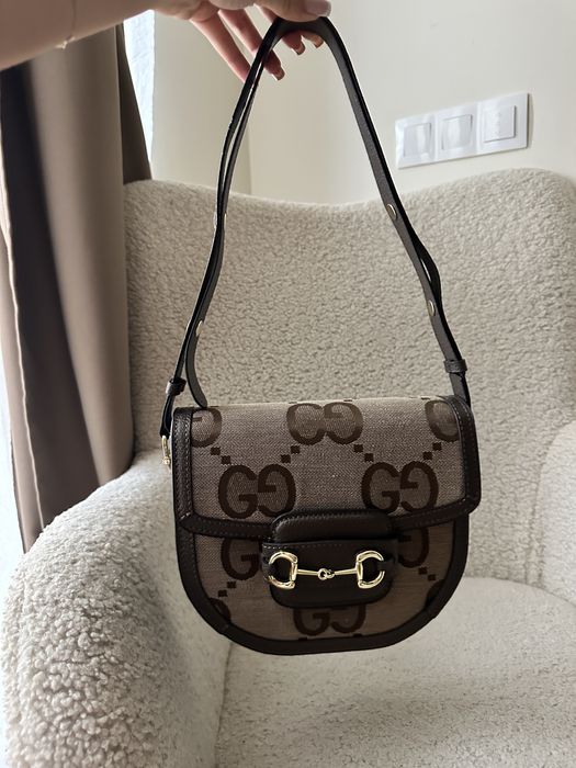 НЕВЕРОЯТНА! Дамска дизайнерска чанта с GG принт