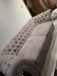 Canapea extensibila Chesterfield Gri