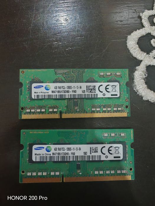 RAM laptop ddr3L 8 gb (4gb x2)