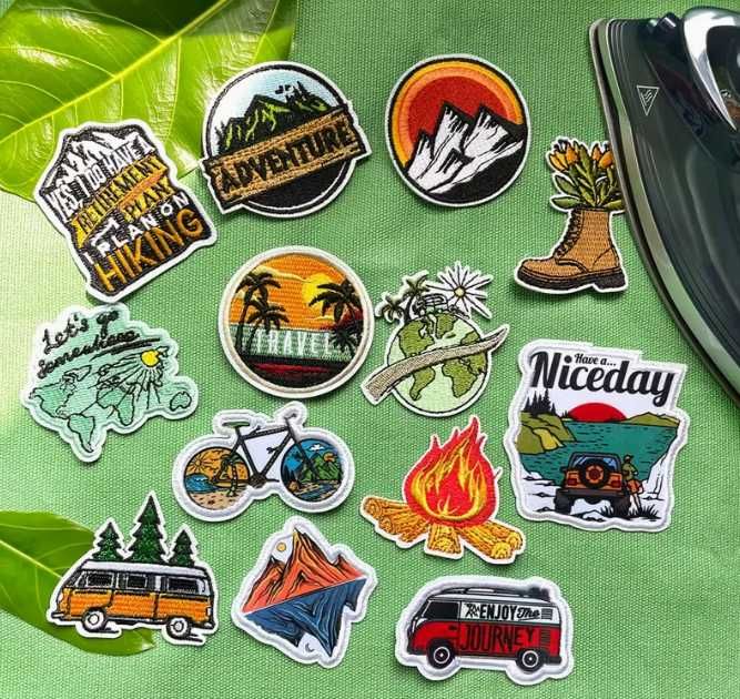 13 bucăți Set de Patch-uri set kit peticuri Drumetie