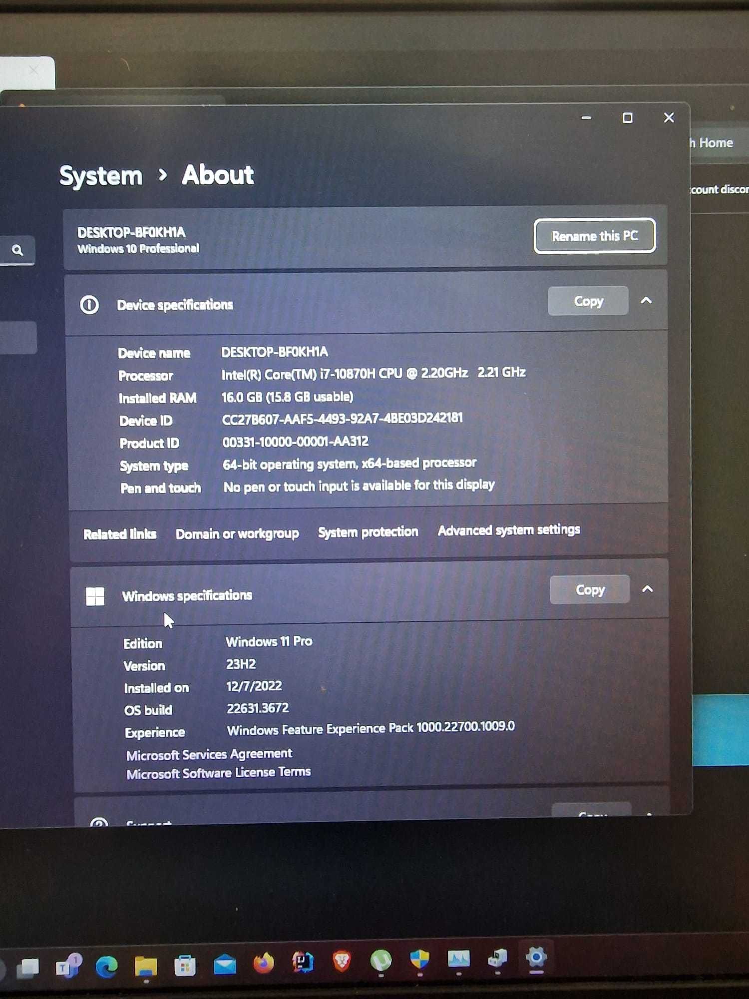 Laptop Gaming ASUS ROG Strix G15 G512LV-HN246