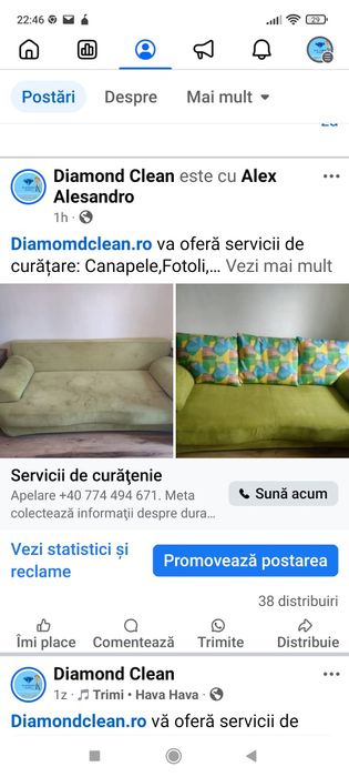 Servicii curățenie DiamondClean