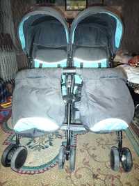 Детский коляска для двоиня