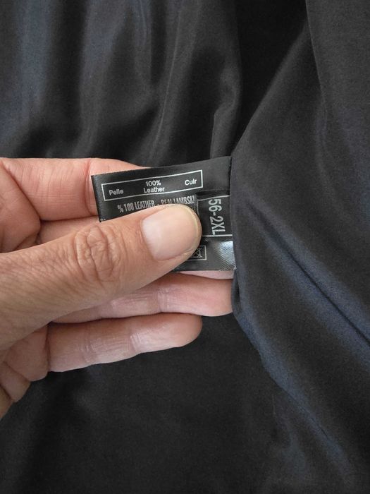 Кожено яке мъжко ххл вталено