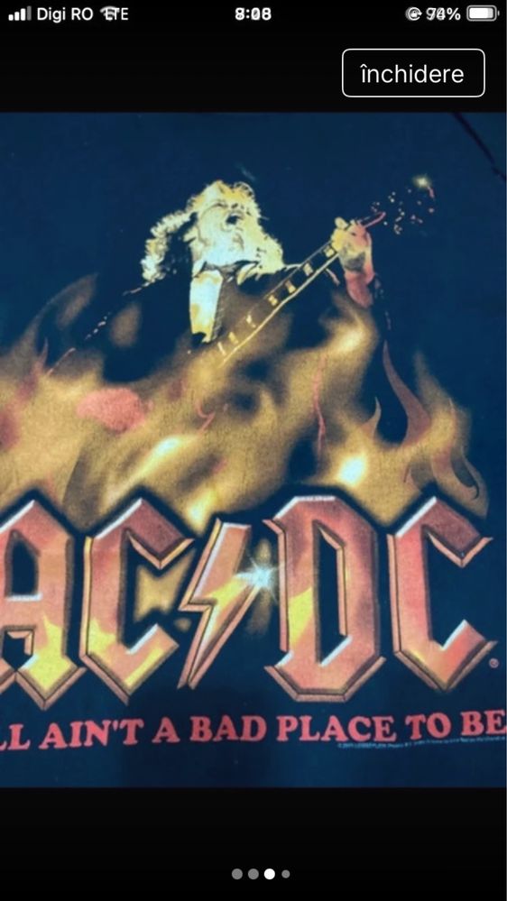 AC/DC tricou barbati
