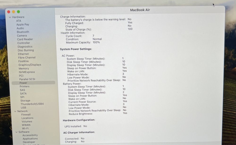 Macbook Air M2 Silver