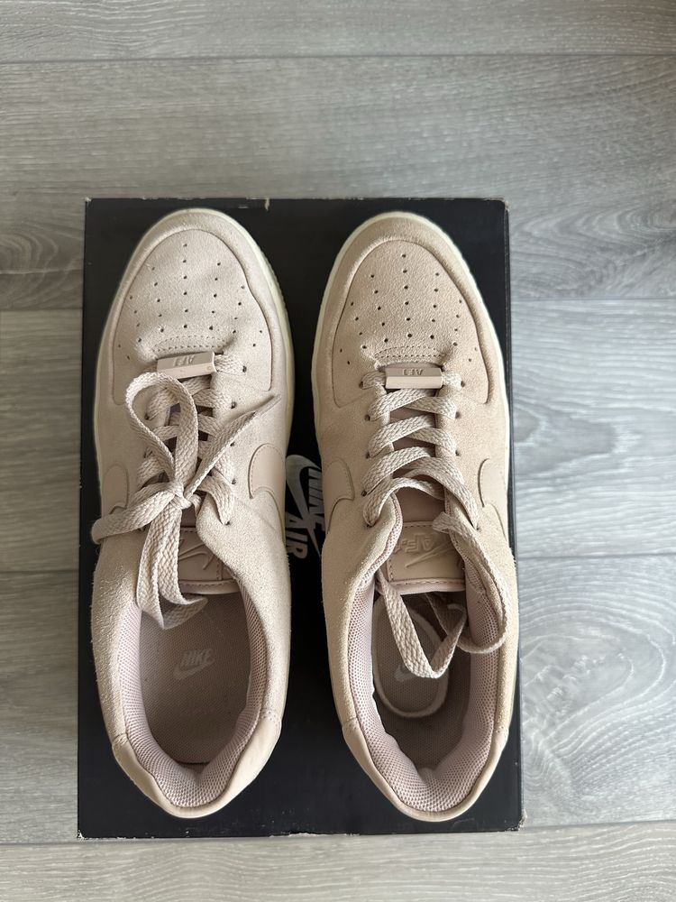 Дамски Nike AF 1 Sage Low - Размер 40.5 - Естествен велур