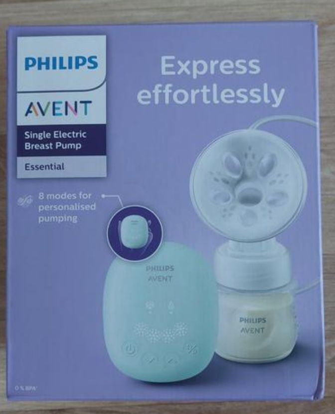Единична електрическа помпа за изцеждане на кърма Philips AVENT Essent