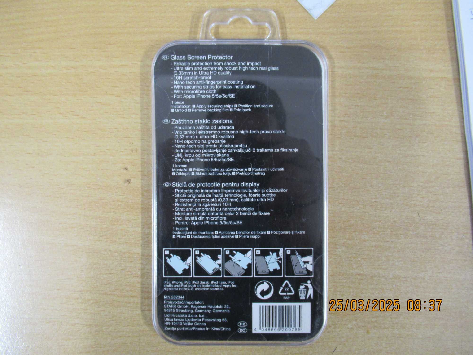 Folii de sticlă protecție ecran iPhone 5 / 5S / 5c /SE, NOi