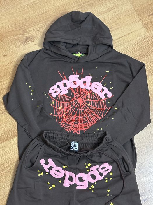 Hanorac Spider / Sp5der Compleu Spider Pantaloni Sp5der