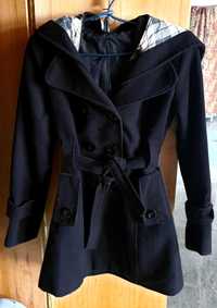 Черно дамско палто